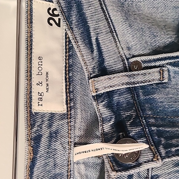 Rag & Bone Harlow Full Length Straight Jean - Picture 6 of 9